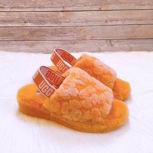 UGG Fluff Yeah Slide Poppy In California Poppy
